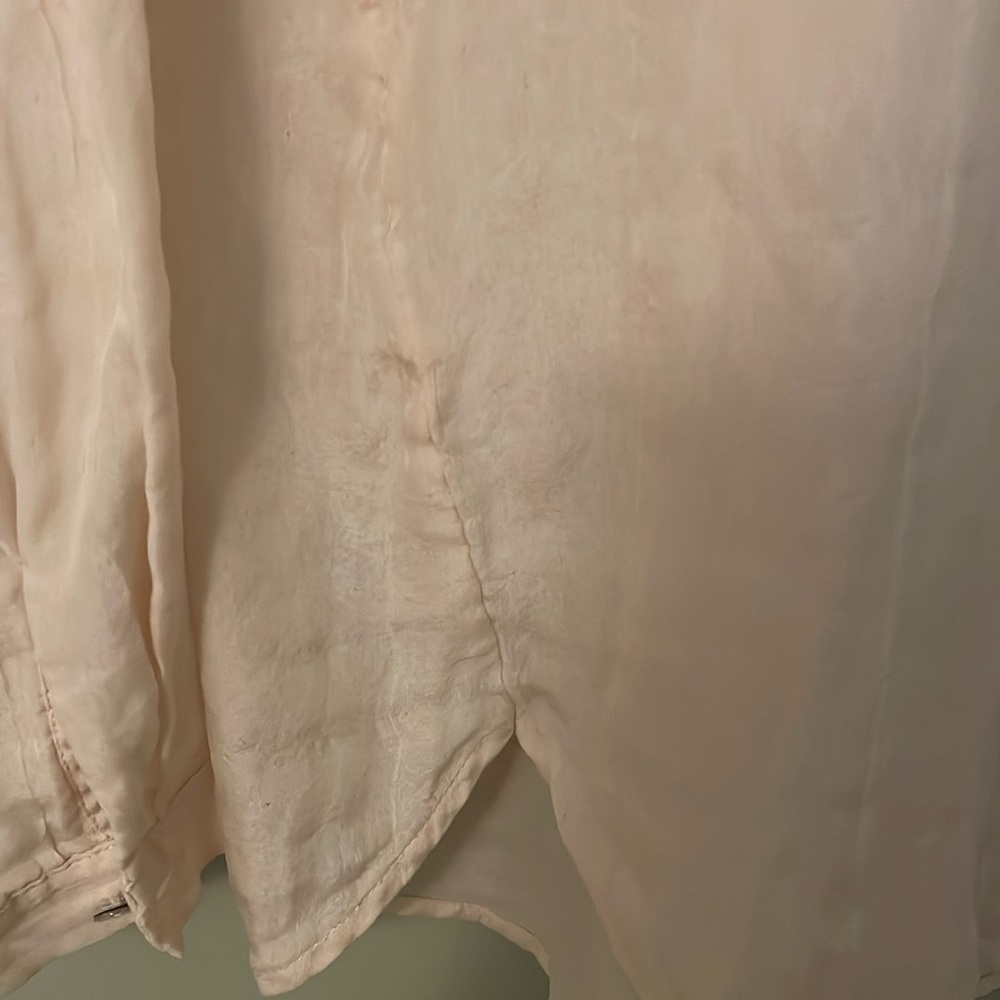 Eileen Fisher size PS/PP very light peach colored blouse - Picture 4 of 13